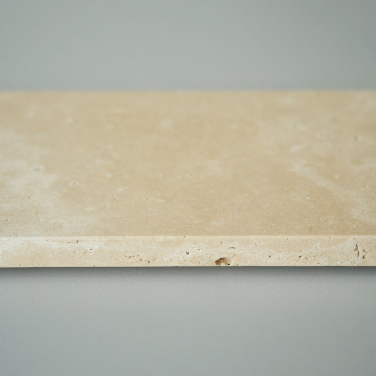 Mooisa travertine serveerplank 10 x 25 cm