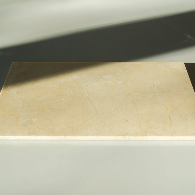 Mooisa snijplank beige marmer 20 x 40 cm