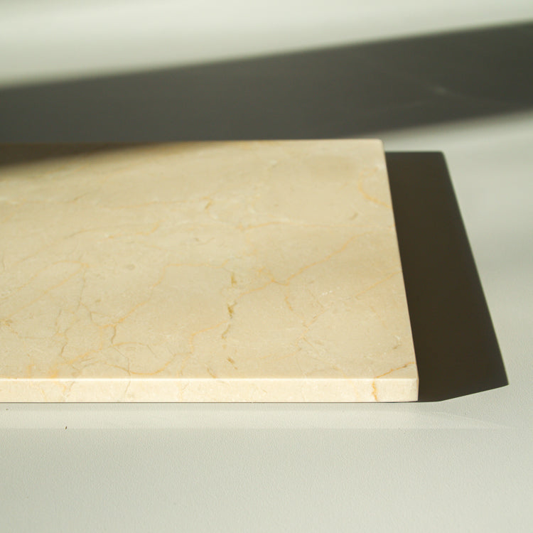 Mooisa snijplank beige marmer 20 x 40 cm
