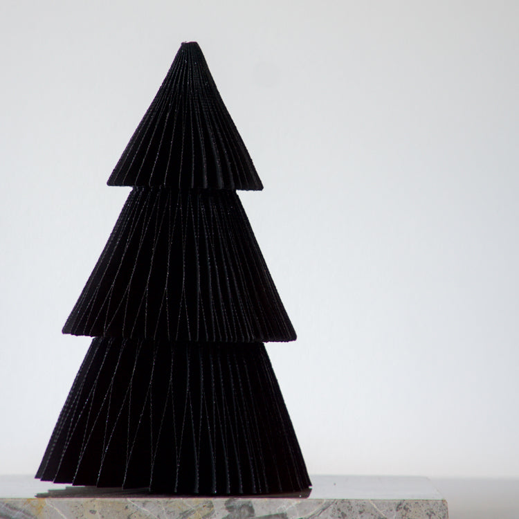 Only Natural Kerstboom honeycomb zwart