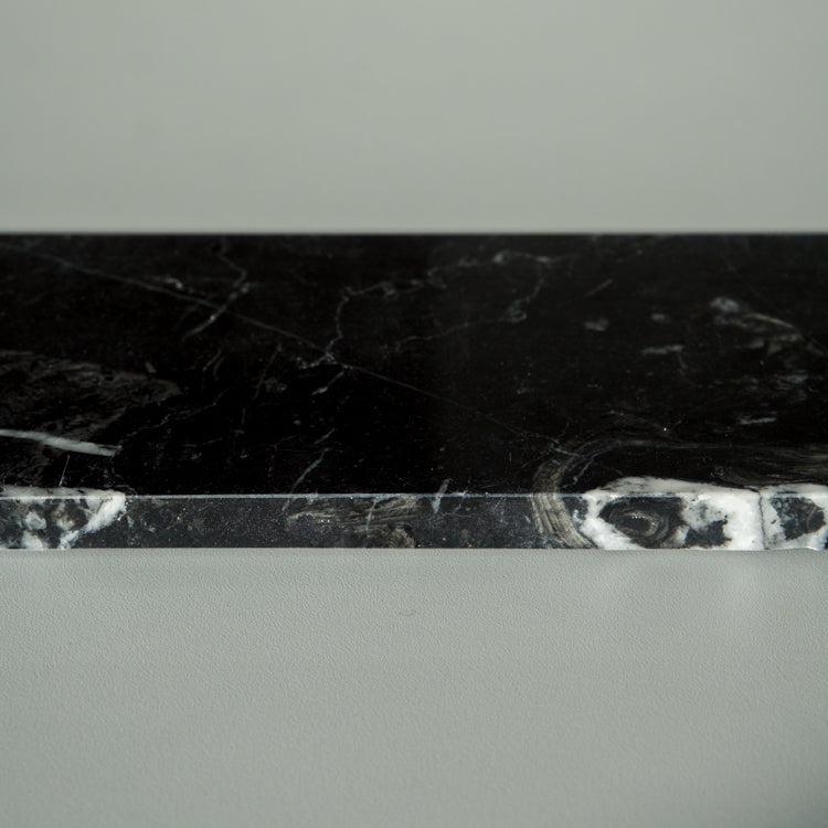 Mooisa snijplank zwart marmer 10 x 25 cm
