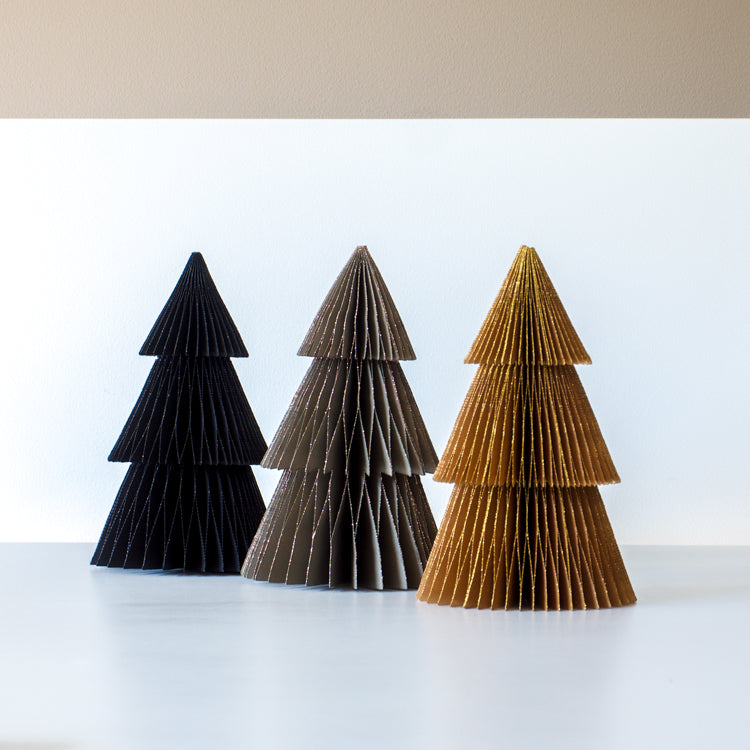 Only Natural Kerstboom honeycomb donkergrijs