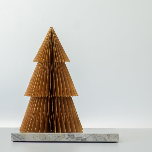 Only Natural Kerstboom honeycomb goud