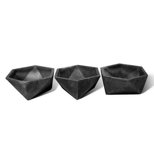 Base212 origami schaaltjes aluminium 10cm